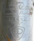 Used Creamery Package Tank, 1000 gallon, 304 stainless steel, vertical. 72