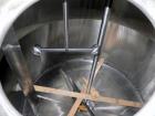 Used Crepaco Processor Kettle, 2500 Gallon, 304 Stainless Steel, Vertical. 96’’ Diameter x 76’’ straight side, dished top, coned bottom. 36’’ Section (75 square feet) on side wall, and 29 square feet...