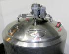 Used Crepaco Processor Kettle, 2500 Gallon, 304 Stainless Steel, Vertical. 96’’ Diameter x 76’’ straight side, dished top, coned bottom. 36’’ Section (75 square feet) on side wall, and 29 square feet...