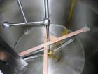Used Crepaco Processor Kettle, 2500 Gallon, 304 Stainless Steel, Vertical. 96’’ Diameter x 76’’ straight side, dished top, coned bottom. 36’’ Section (75 square feet) on side wall, and 29 square feet...