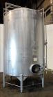 Used Crepaco Tank, 3500 Gallons, 304 Stainless Steel, Vertical. Approximate 96