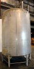 Used Crepaco Tank, 3500 Gallons, 304 Stainless Steel, Vertical. Approximate 96