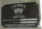 Unused- Crown Iron Works Pressure Tank, 2100 Gallon, 304L Stainless Steel, Verti