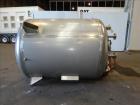 Unused- Crown Iron Works Pressure Tank, 1100 Gallon, 316L Stainless Steel, Verti