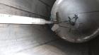 Used Custom Metalcraft Tank, 4,476 Gallon, 304 Stainless Steel, Vertical. Approximately 98” diameter x 120” straight side, dished top and bottom. Rated atmospheric at 210 degrees F.  Off center top e...