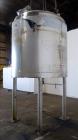 Used Custom Metalcraft Tank, Model 1188300, 1,321 Gallon, 304 Stainless Steel, Vertical. Approximately 76