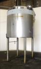 Used Custom Metalcraft Tank, Model 1188300, 1,321 Gallon, 304 Stainless Steel, Vertical. Approximately 76