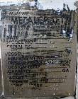 Used Custom Metalcraft Tank, Model 1188300, 1,321 Gallon, 304 Stainless Steel, Vertical. Approximately 76