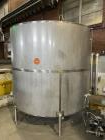 Used Industries D'Acler Tank, Approximate 6625 Liter (1750 Gallon), 304 Stainless Steel, Vertical. Approximate 78