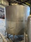 Used-Industries D'Acler Tank, Approximate 6625 Liter (1750 Gallon), 304 Stainless Steel, Vertical. Approximate 78