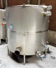 Used-Industries D'Acler Tank, Approximate 6625 Liter (1750 Gallon), 304 Stainless Steel, Vertical. Approximate 78