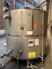 Used Industries D'Acler Tank, Approximate 6625 Liter (1750 Gallon), 304 Stainless Steel, Vertical. Approximate 78