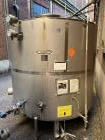 Used-Industries D'Acler Tank, Approximate 6625 Liter (1750 Gallon), 304 Stainless Steel, Vertical. Approximate 78