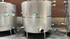 Used-Industries D'Acler Tank, Approximate 6625 Liter (1750 Gallon), 304 Stainless Steel, Vertical. Approximate 78