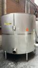 Used Industries D'Acler Tank, Approximate 6625 Liter (1750 Gallon), 304 Stainless Steel, Vertical. Approximate 78