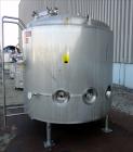 Used DCI Pressure Tank, 1000 Gallon, 316L Stainless Steel, Vertical. 76