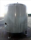 Used DCI Pressure Tank, 1000 Gallon, 316L Stainless Steel, Vertical. 76