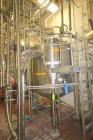 Used 1000 Gallon Stainless Steel Single Wall Tank