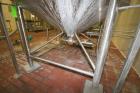 Used 1000 Gallon Stainless Steel Single Wall Tank