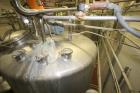 Used 1000 Gallon Stainless Steel Single Wall Tank