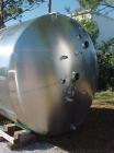USED: DCI tank, 3,300 gallon, 304 stainless steel, vertical.         Insulated with stainless steel sheathing, 150 grit finish internal.95-1/4