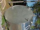USED: DCI tank, 3,300 gallon, 304 stainless steel, vertical.         Insulated with stainless steel sheathing, 150 grit finish internal.95-1/4