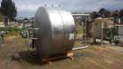 DCI 1,000 Gallon Stainless steel jacketed tank.