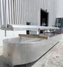 Used Stainless Steel Damrow Round End Open Finishing Vat, Model DL42SS