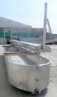 Used Stainless Steel Damrow Round End Open Finishing Vat, Model DL42SS