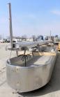 Used Stainless Steel Damrow Round End Open Finishing Vat, Model DL42SS