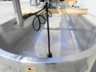 Used- Stainless Steel Damrow Round End Open Finishing Vat, Model DL42SS