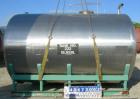Used Delaval tank, 4,803 gallon (4000 Imperial), 304 stainless steel, horizontal.  Approximately 95