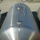 Used Delaval tank, 4,803 gallon (4000 Imperial), 304 stainless steel, horizontal.  Approximately 95