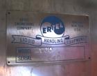 Used Ertel Tank, 2000 gallon, stainless steel, vertical. Approximately 80