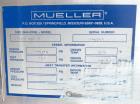 Used Mueller Stainless Steel 4,000 Gallon Pressure Tank