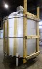 Used Feldmeier Mix Tank, 2,000 Gallon, 304 Stainless Steel, Vertical.