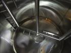 Used Feldmeier Mix Tank, 2,000 Gallon, 304 Stainless Steel, Vertical.