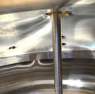 Used Feldmeier Sanitary Cone Bottom Mix Tank, 2,500 Gallon Capacity. 316 Stainl