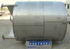 Used Feldmeier Tank, 1900 gallon, 316 stainless steel, vertical. 80