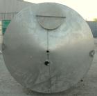Used- Feldmeier Tank, 1900 gallon, 316 stainless steel, vertical. 80