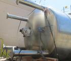 Used Feldmeier Pressure Tank, 2000 Gallon. Stainless steel construction, approximate 72