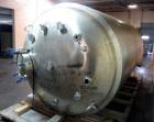 Used Feldmeier Pressure Tank, 2000 Gallon. Stainless steel construction, approximate 72