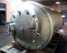 Used- Feldmeier Pressure Tank, 2000 Gallon. Stainless steel construction, approximate 72