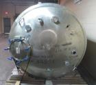 Used- Feldmeier Pressure Tank, 2000 Gallon. Stainless steel construction, approximate 72