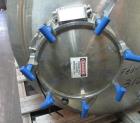 Used- Feldmeier Pressure Tank, 2000 Gallon. Stainless steel construction, approximate 72