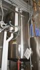 Used Feldmeier Pressure Tank, 2000 Gallon. Stainless steel construction, approximate 72