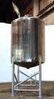 Used Feldmeier Tank, 1,500 Gallon, 316 Stainless Steel, Vertical. 72