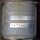 Used Feldmeier Tank, 1,500 Gallon, 316 Stainless Steel, Vertical. 72