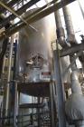 Used Feldmeier Pressure Tank, Approximate 4475 Gallon, 304L Stainless Steel, Vertical. Approximate 96” diameter x 132” straight side, dished top and bottom. Internal rated 14.69 psi & 1.3 psi vacuum ...