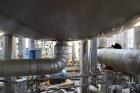 Used Feldmeier Pressure Tank, Approximate 4475 Gallon, 304L Stainless Steel, Vertical. Approximate 96” diameter x 132” straight side, dished top and bottom. Internal rated 14.69 psi & 1.3 psi vacuum ...